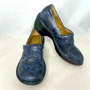 Bass Women’s Clogs 7M Blue Sheena Slip On Mules